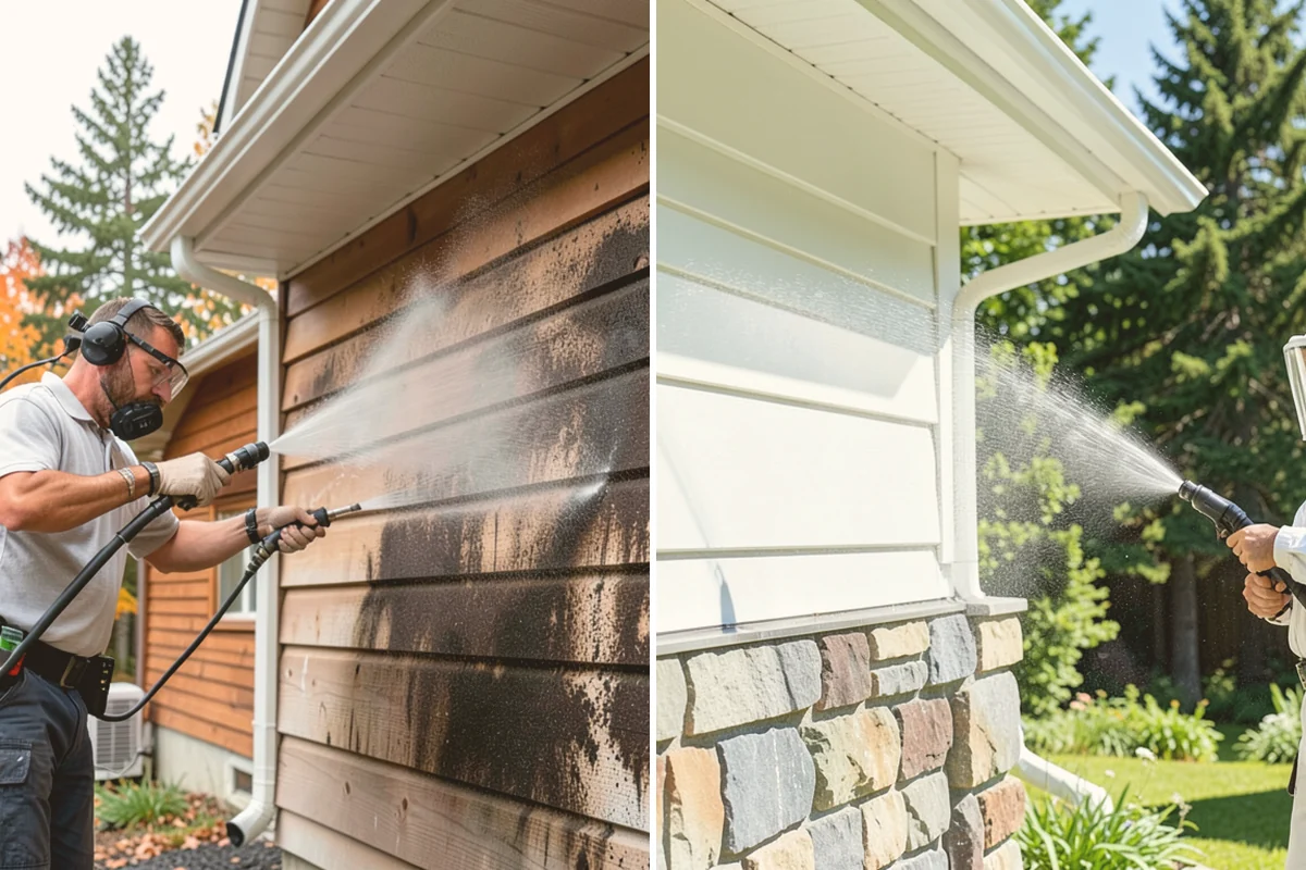 Concrete Driveway Cleaning in Mount Vernon, Skagit County, WA - Clear the surface and spot-treat stains and growth