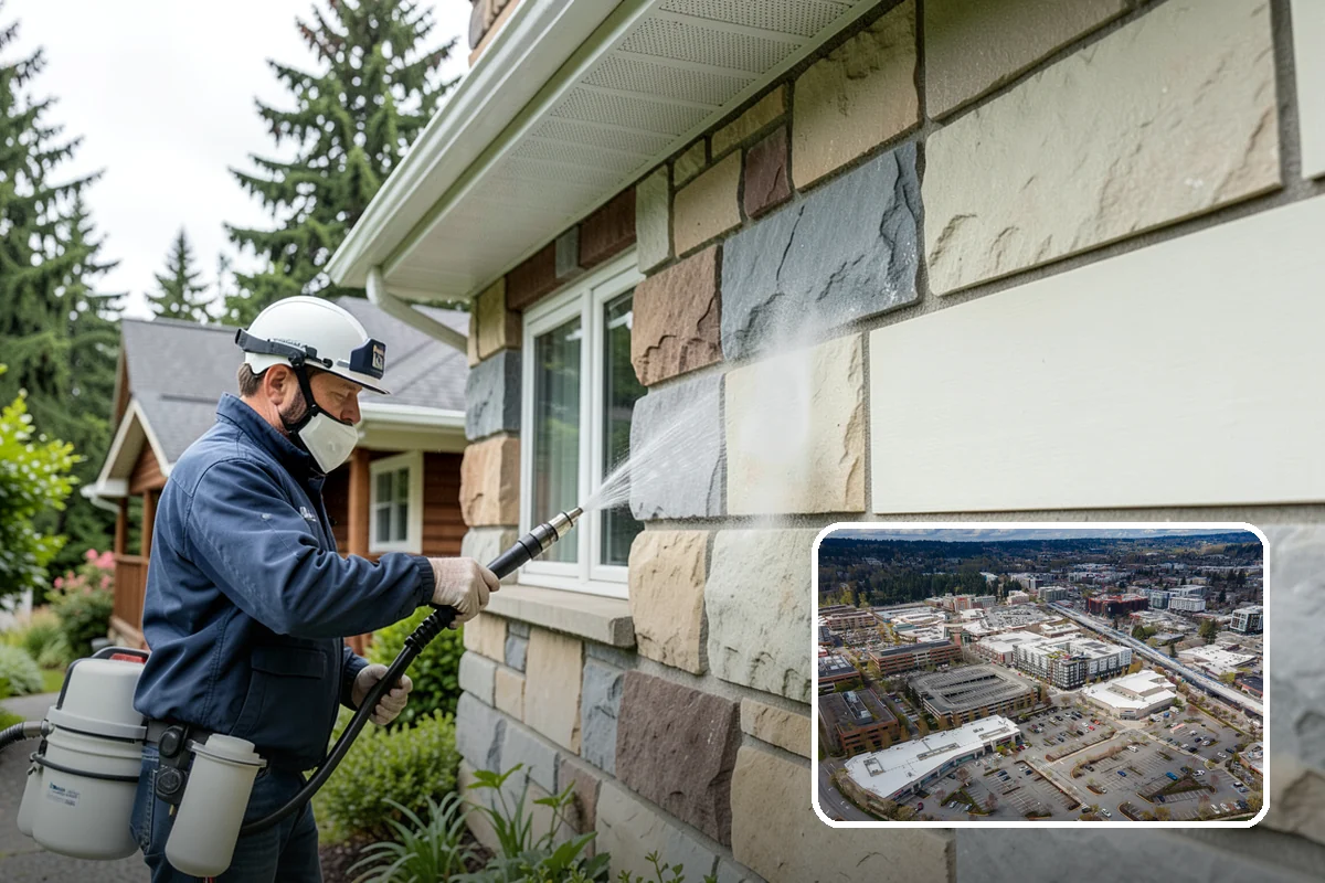 Concrete Driveway Cleaning in Redmond, King County, WA - Draws ingrained dirt out of porous concrete pores