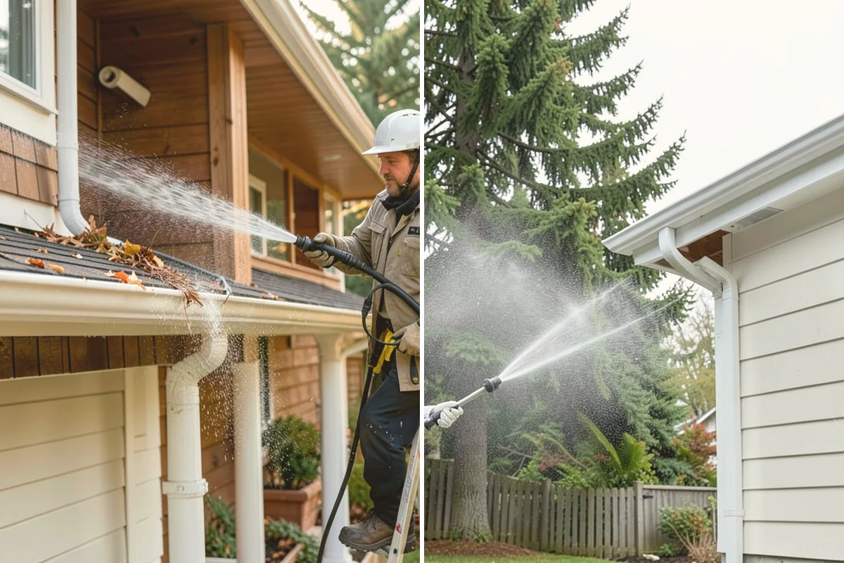 Concrete Driveway Cleaning in Sammamish, King County, WA - Clear the surface and spot-treat stains and growth