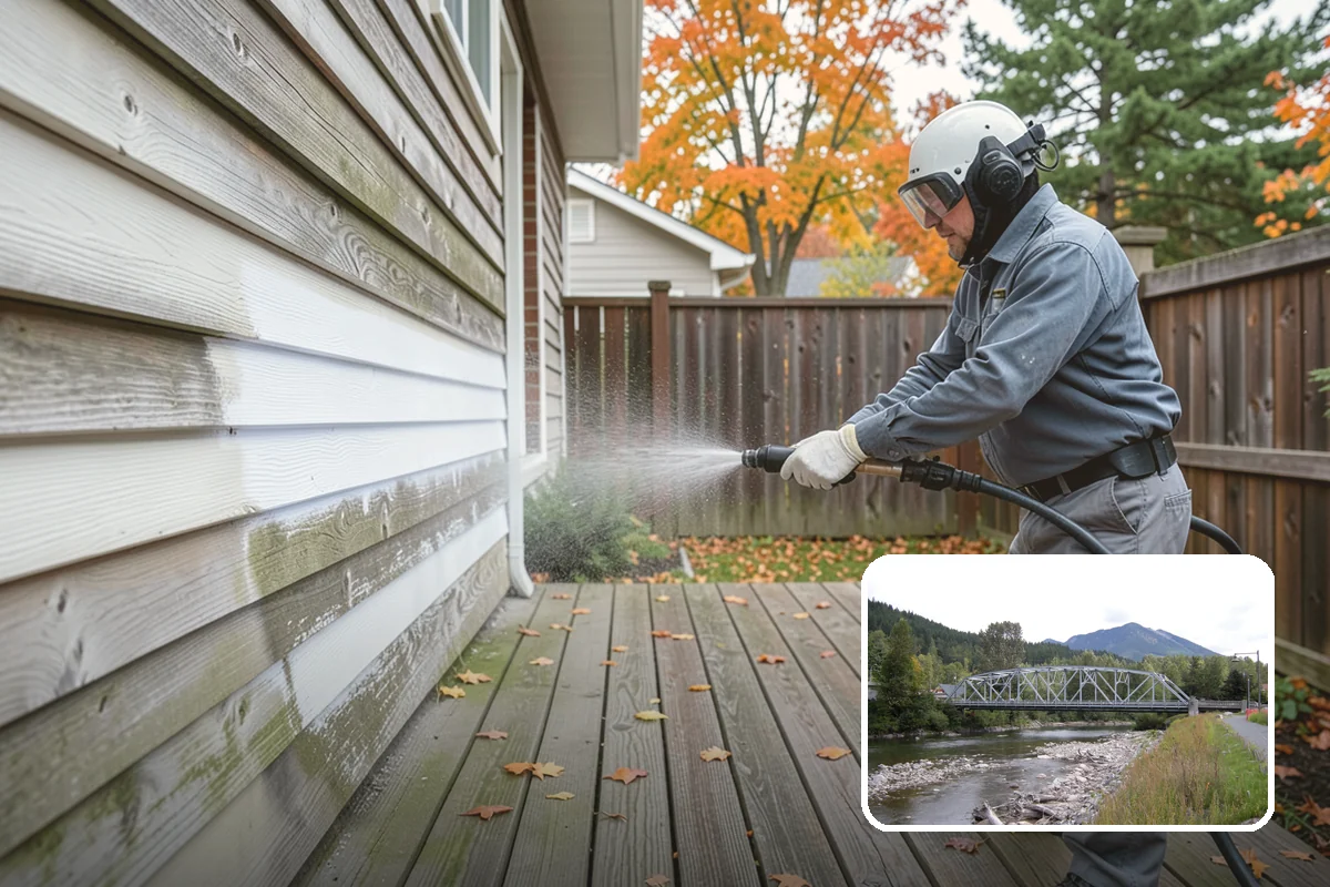 Concrete Driveway Cleaning in Skykomish, King County, WA - Draws ingrained dirt out of porous concrete pores
