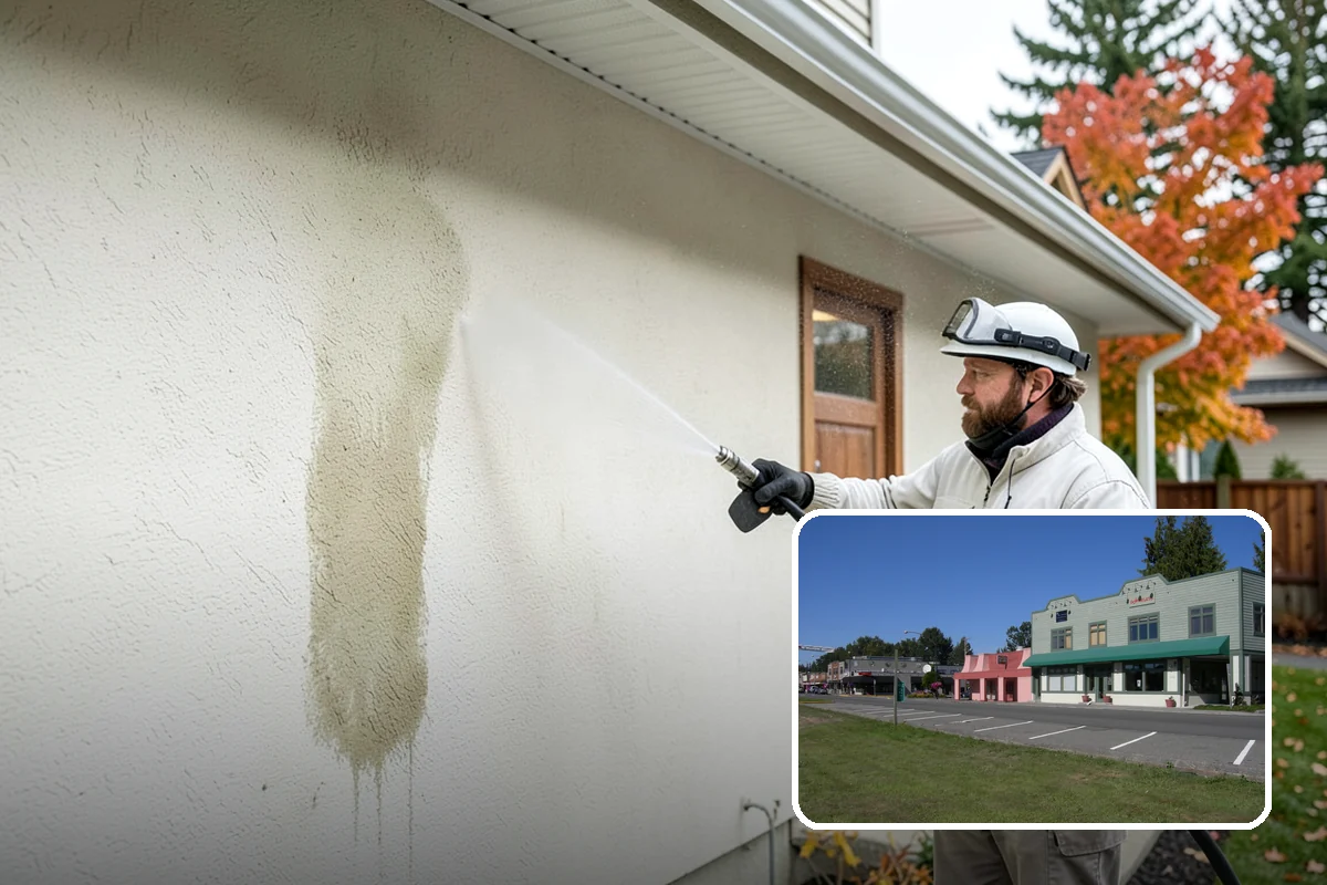 Concrete Driveway Cleaning in Snoqualmie, King County, WA - Draws ingrained dirt out of porous concrete pores