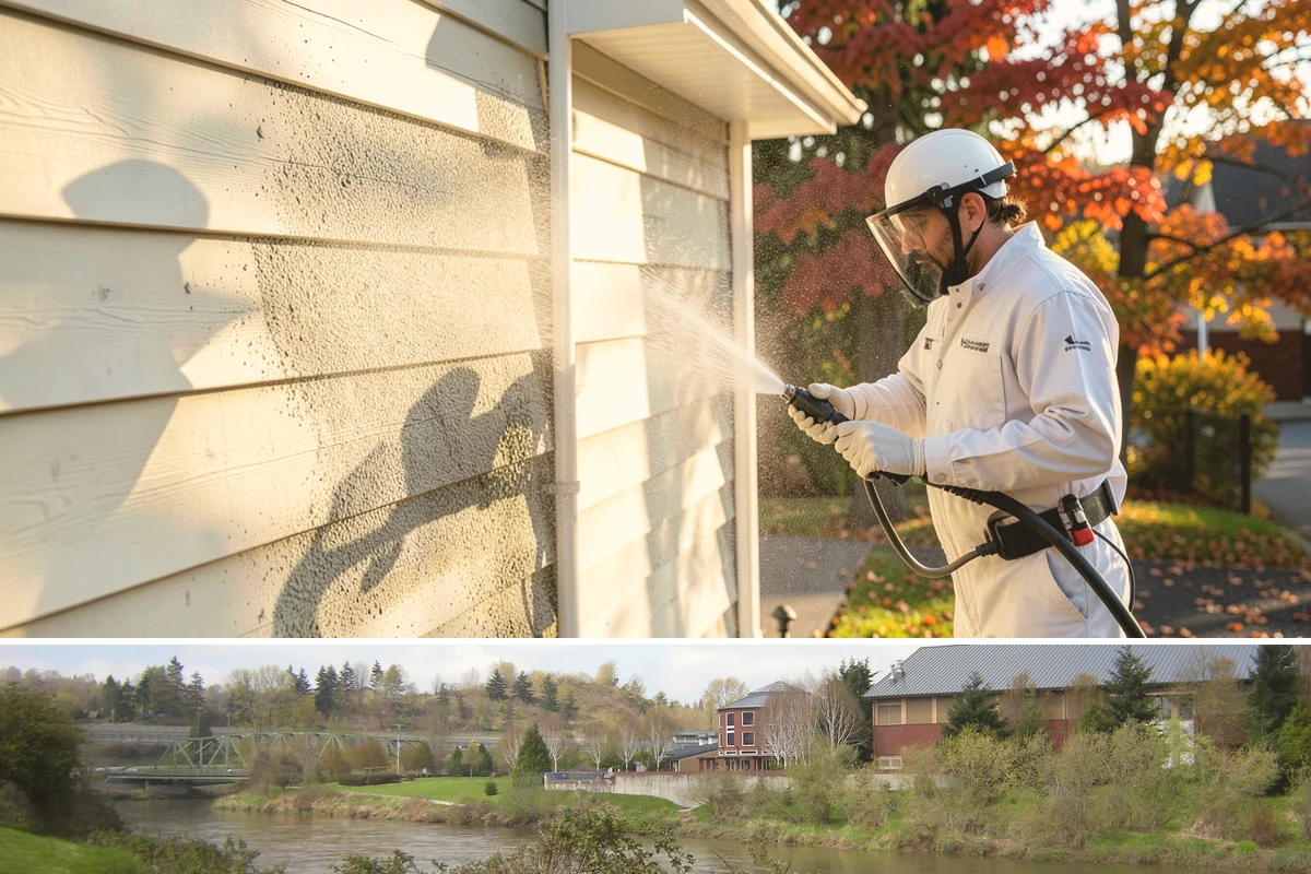 Concrete Driveway Cleaning in Tukwila, King County, WA - Clean concrete driveways in dry weather so the surface can dry evenly before sealing or reuse.