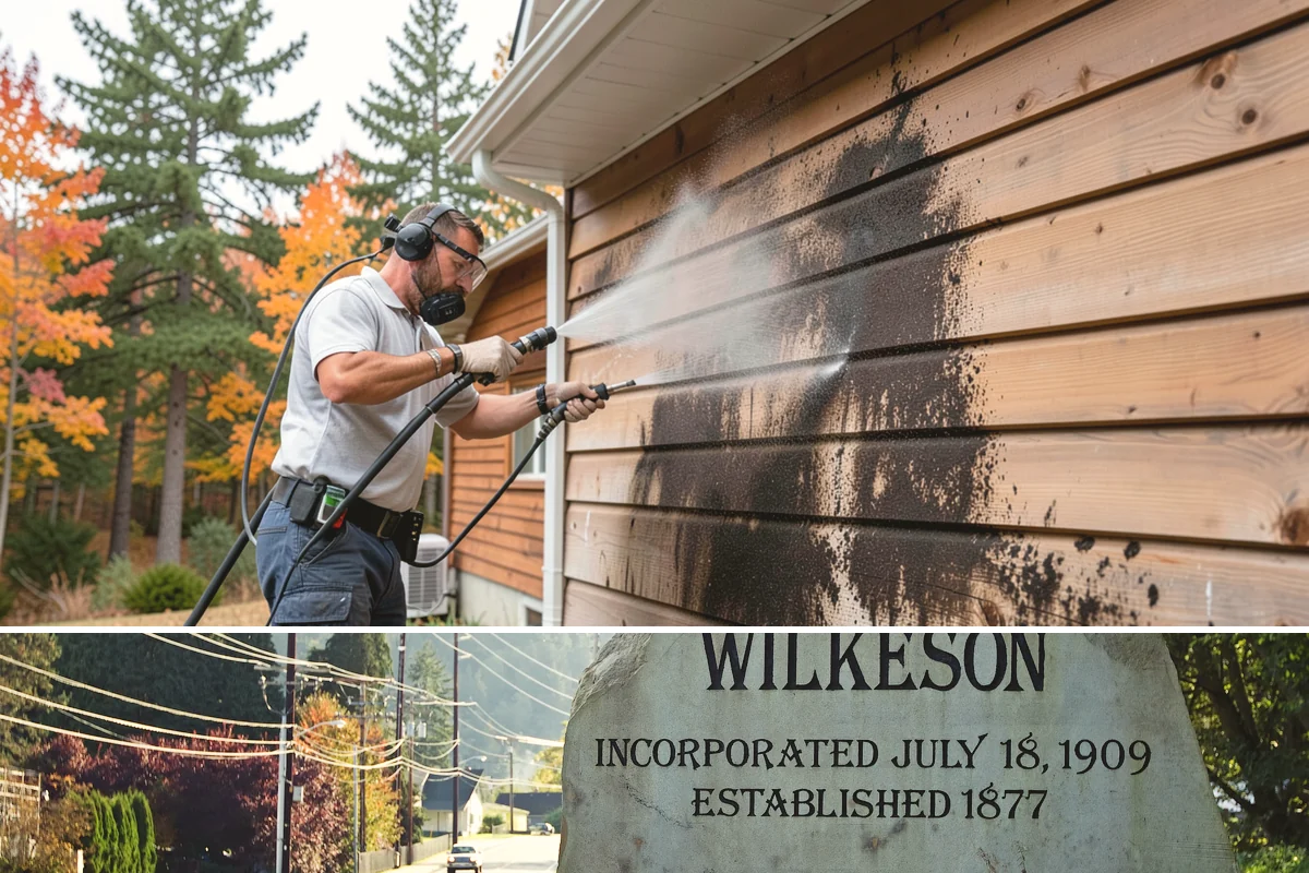 Concrete Driveway Cleaning in Wilkeson, Pierce County, WA - Clean concrete driveways in dry weather so the surface can dry evenly before sealing or reuse.
