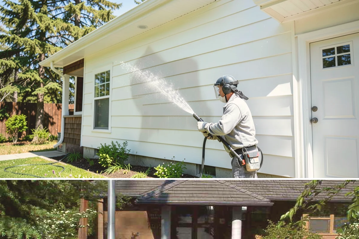 Concrete Driveway Cleaning in Yarrow Point, King County, WA - Clean concrete driveways in dry weather so the surface can dry evenly before sealing or reuse.