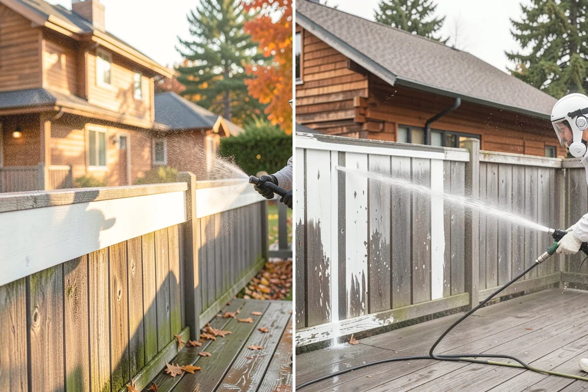 Concrete Patio Cleaning in Anacortes, Skagit County, WA - Move furniture and clear the slab of debris