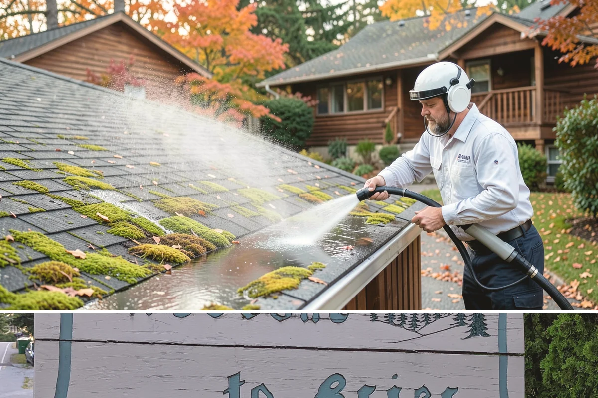 Concrete Patio Cleaning in Brier, Snohomish County, WA - Clean concrete patios in late spring so they are ready for peak Northwest patio season.