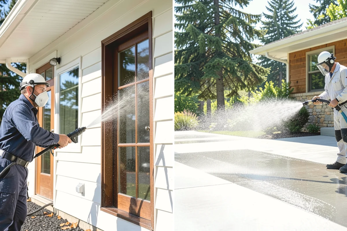 Concrete Patio Cleaning in Mukilteo, Snohomish County, WA - Move furniture and clear the slab of debris