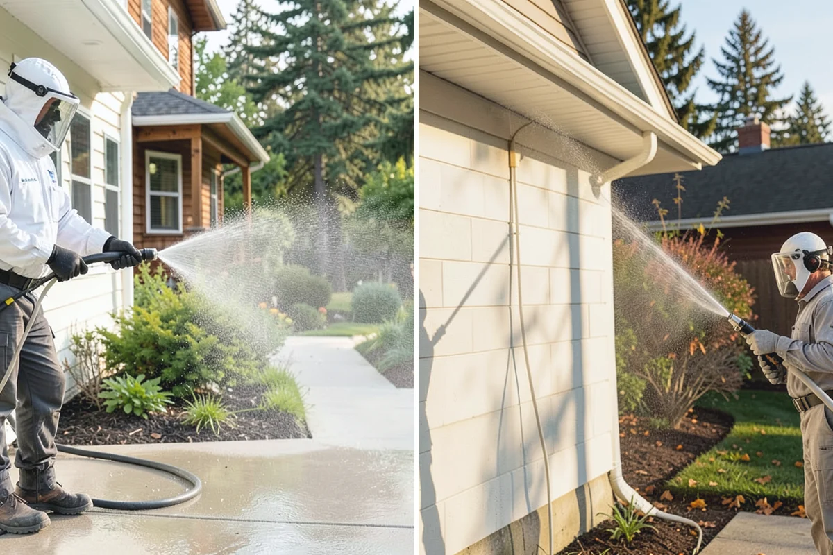 Concrete Patio Cleaning in Skykomish, King County, WA - Move furniture and clear the slab of debris