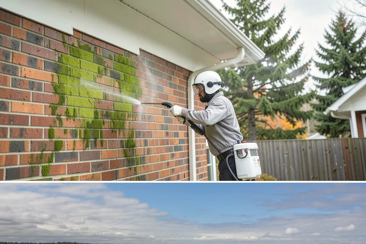 Concrete Patio Cleaning in University Place, Pierce County, WA - Clean concrete patios in late spring so they are ready for peak Northwest patio season.