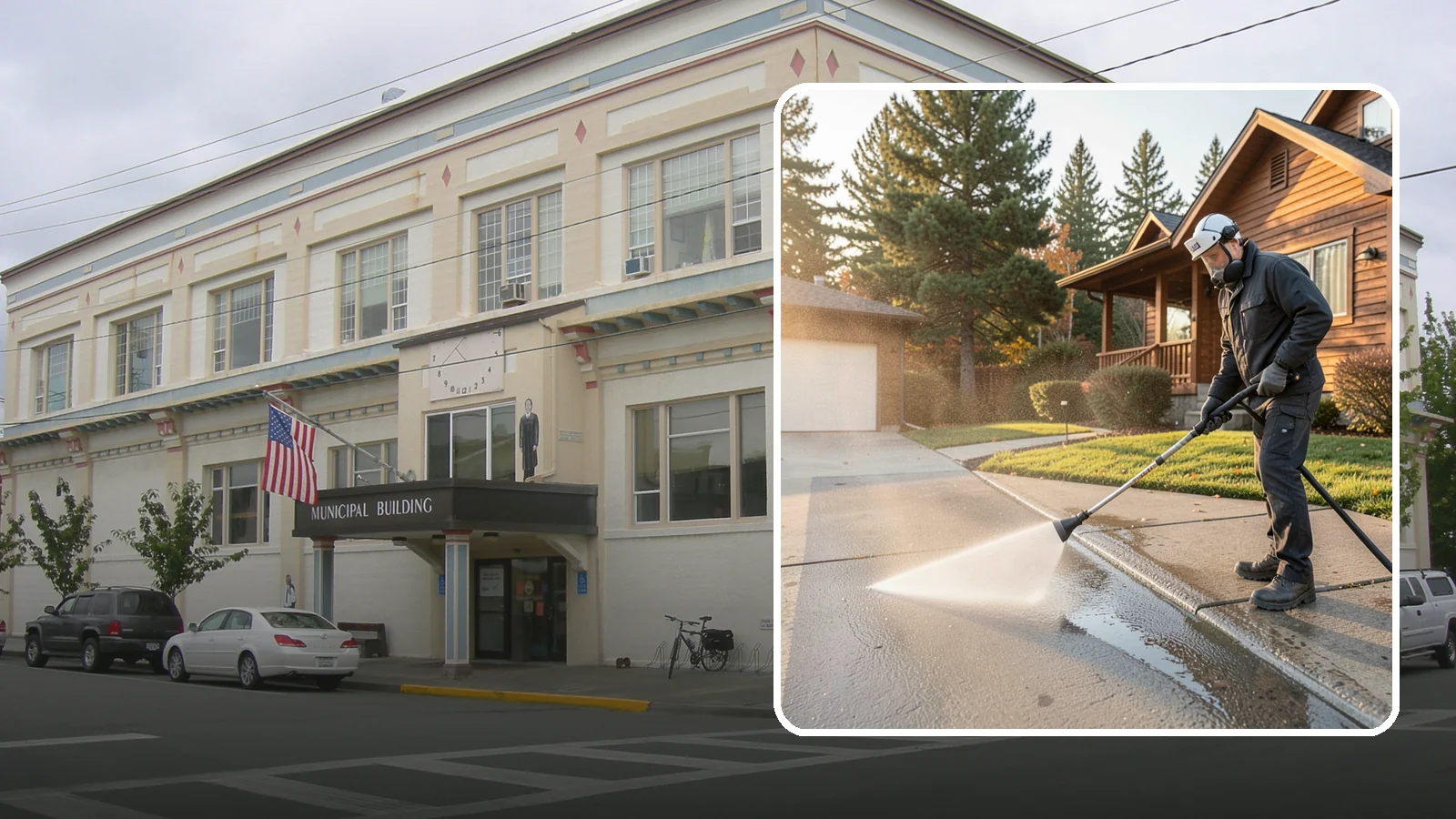 Concrete Restoration Cleaning in Anacortes, Skagit County, WA - Deep-restore severely neglected concrete with combined treatment, cleaning, and brightening for a dramatic recovery.