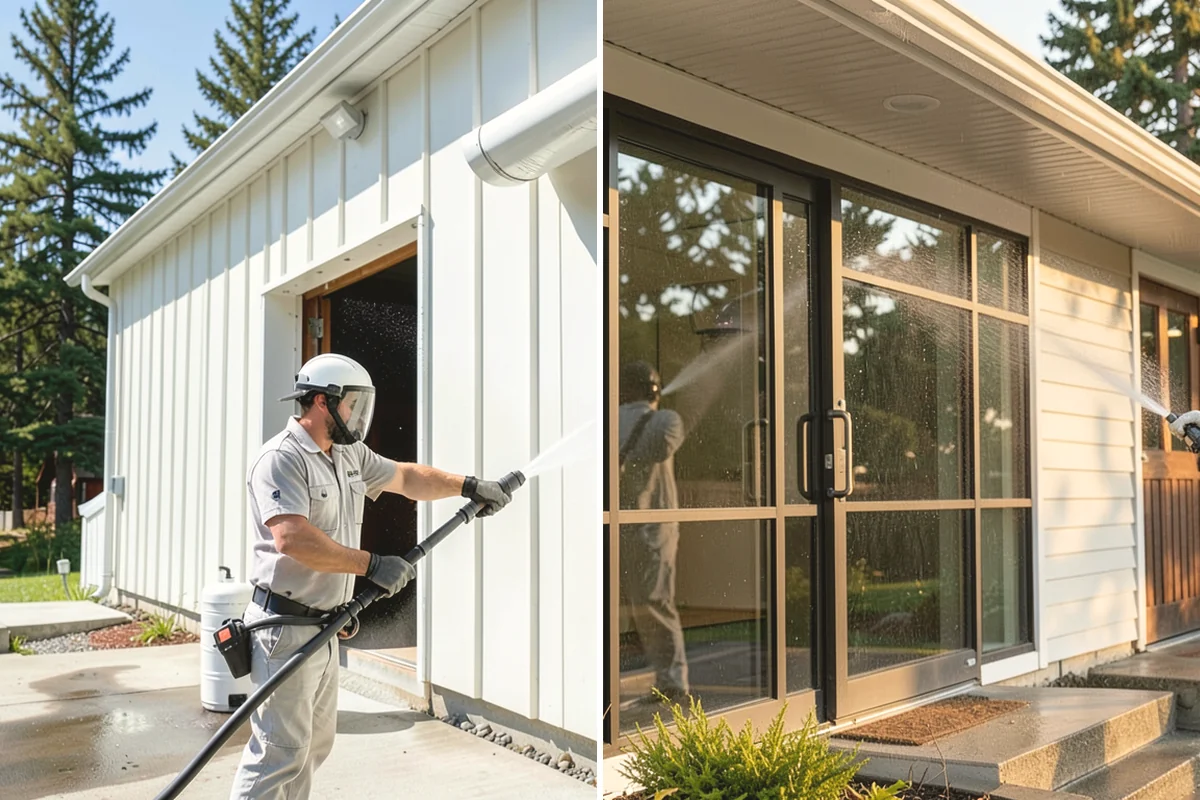 Concrete Restoration Cleaning in Anacortes, Skagit County, WA - Evaluate the depth of growth and staining