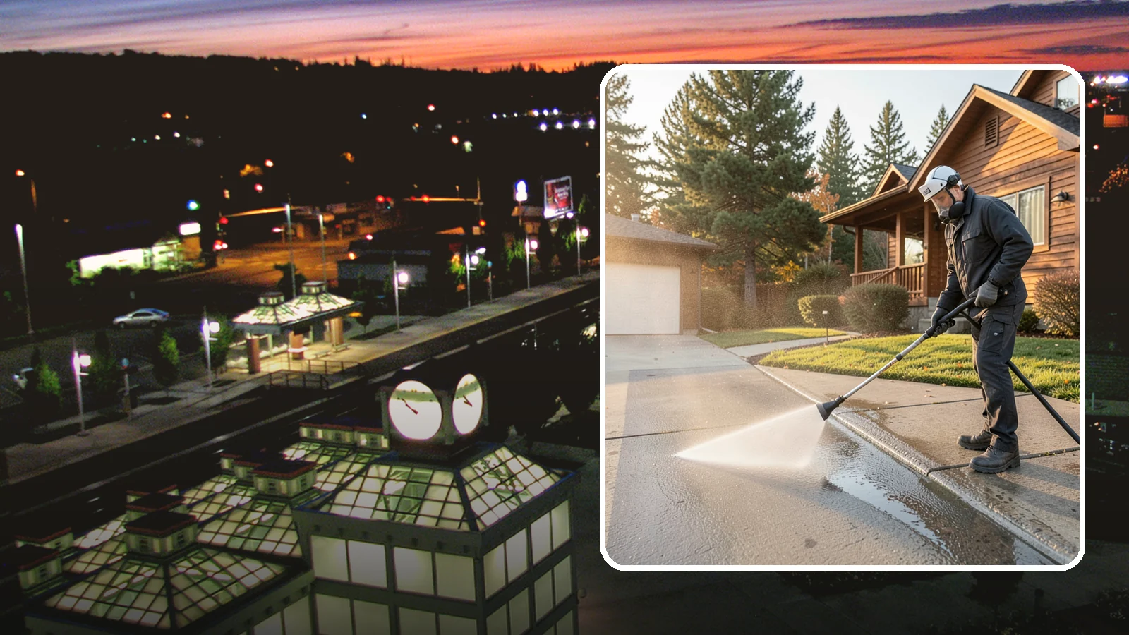 Concrete Restoration Cleaning in Auburn, King County, WA - Deep-restore severely neglected concrete with combined treatment, cleaning, and brightening for a dramatic recovery.