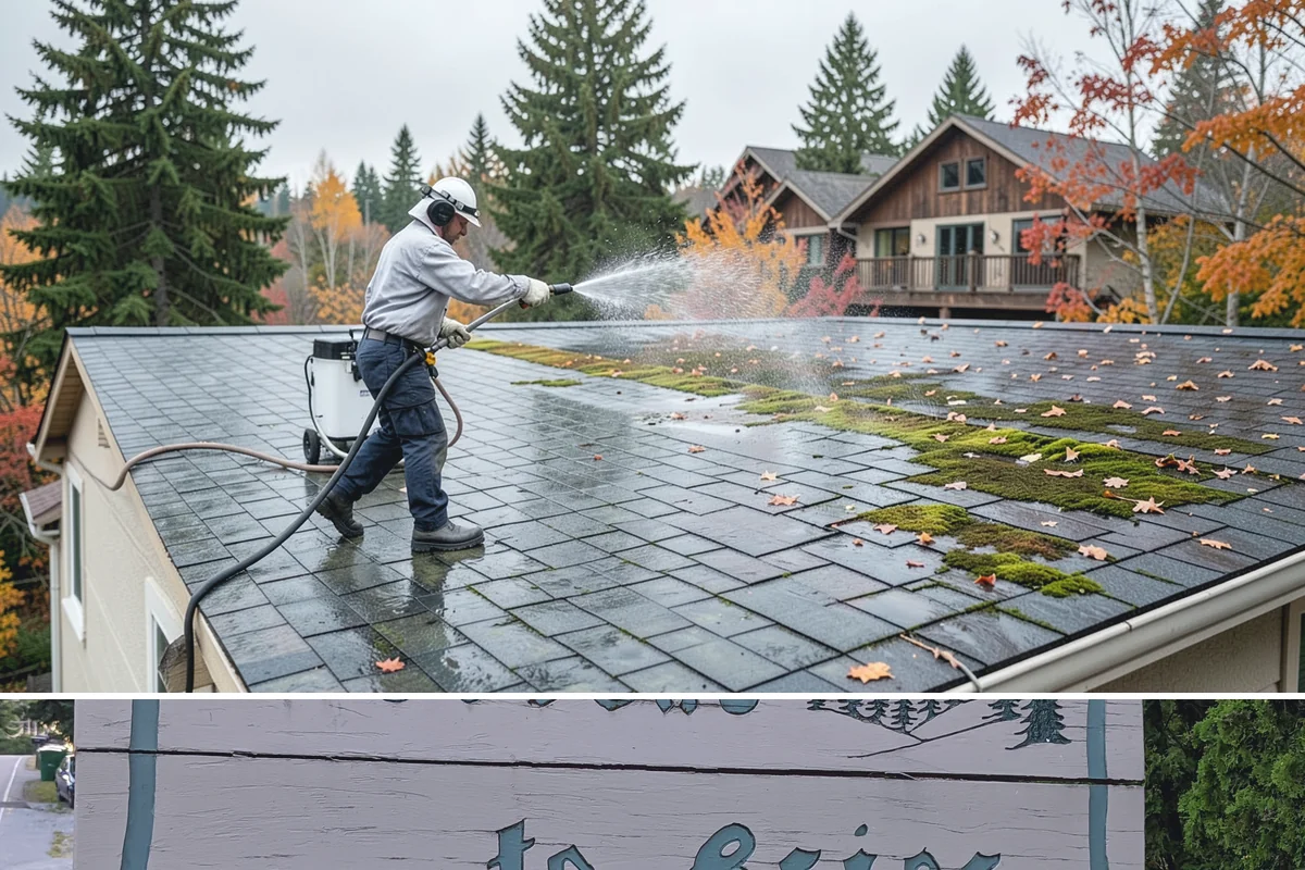 Concrete Restoration Cleaning in Brier, Snohomish County, WA - A dry summer window gives the multiple treatment and rinse stages time to work without rain interrupting the process.