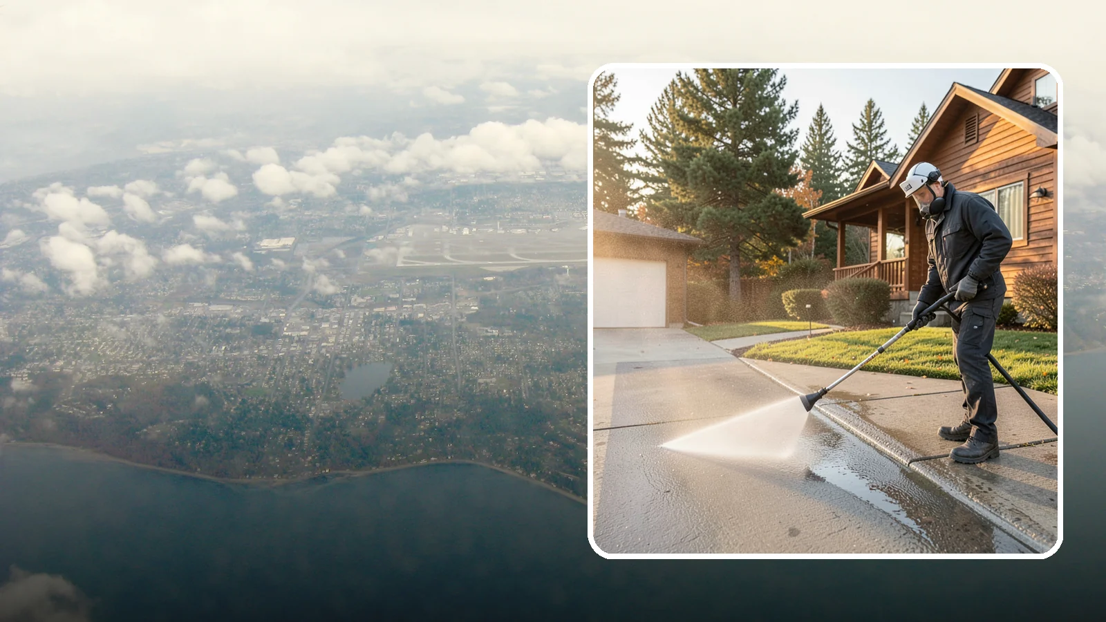 Concrete Restoration Cleaning in Burien, King County, WA - Deep-restore severely neglected concrete with combined treatment, cleaning, and brightening for a dramatic recovery.