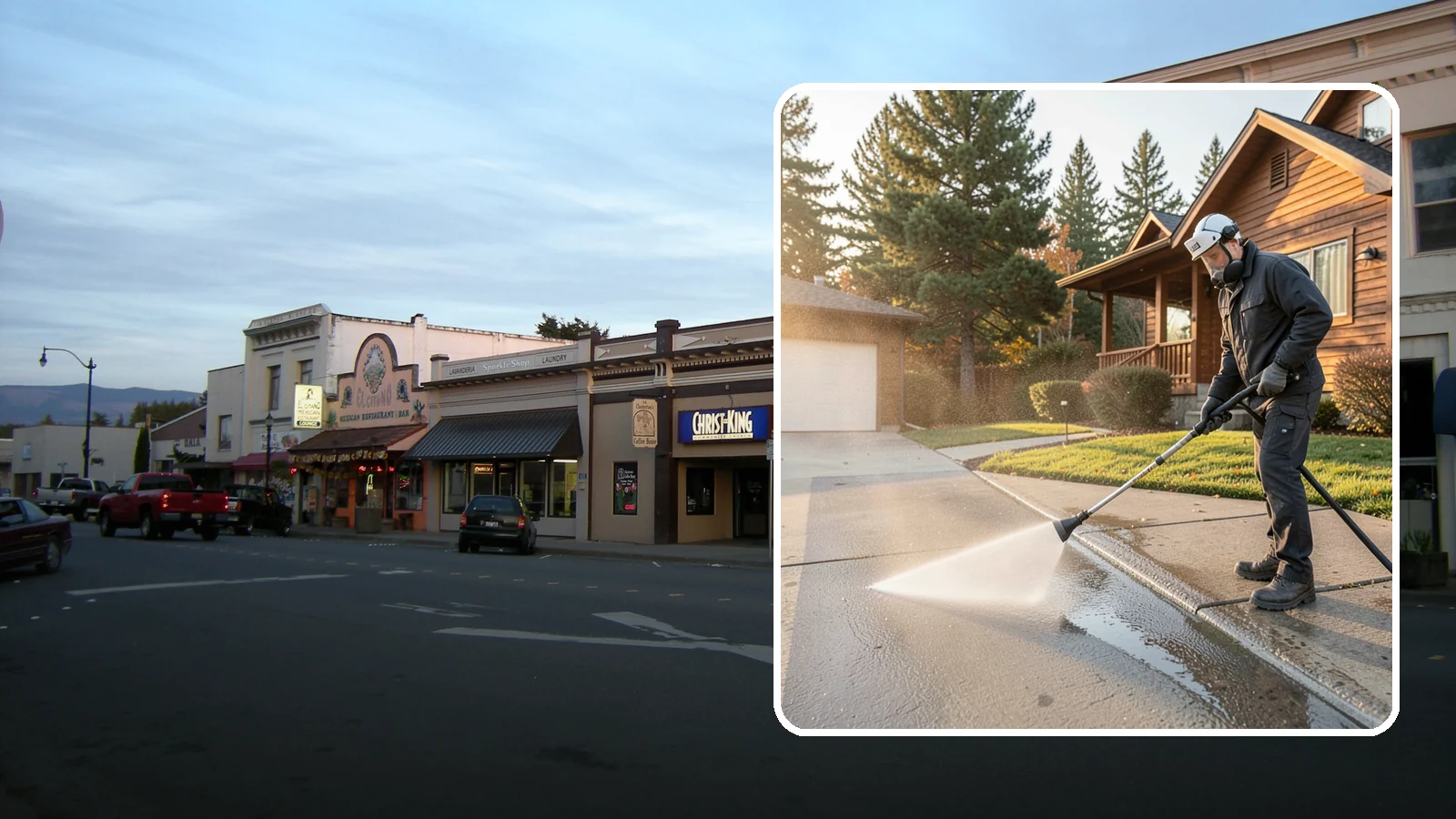 Concrete Restoration Cleaning in Burlington, Skagit County, WA - Deep-restore severely neglected concrete with combined treatment, cleaning, and brightening for a dramatic recovery.