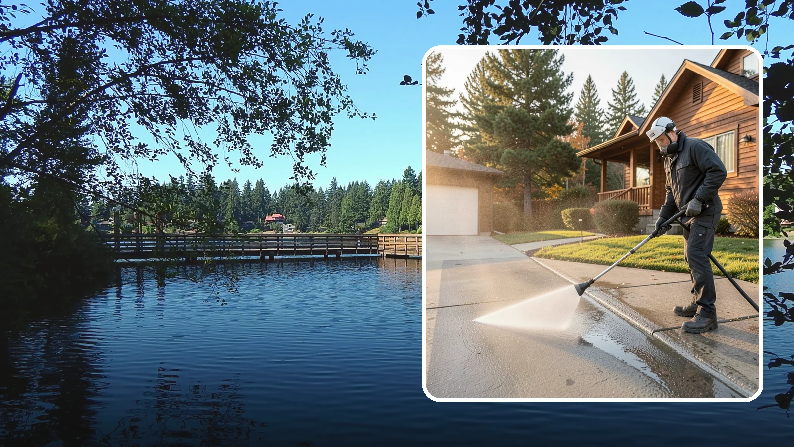 Concrete Restoration Cleaning in Federal Way, King County, WA - Deep-restore severely neglected concrete with combined treatment, cleaning, and brightening for a dramatic recovery.