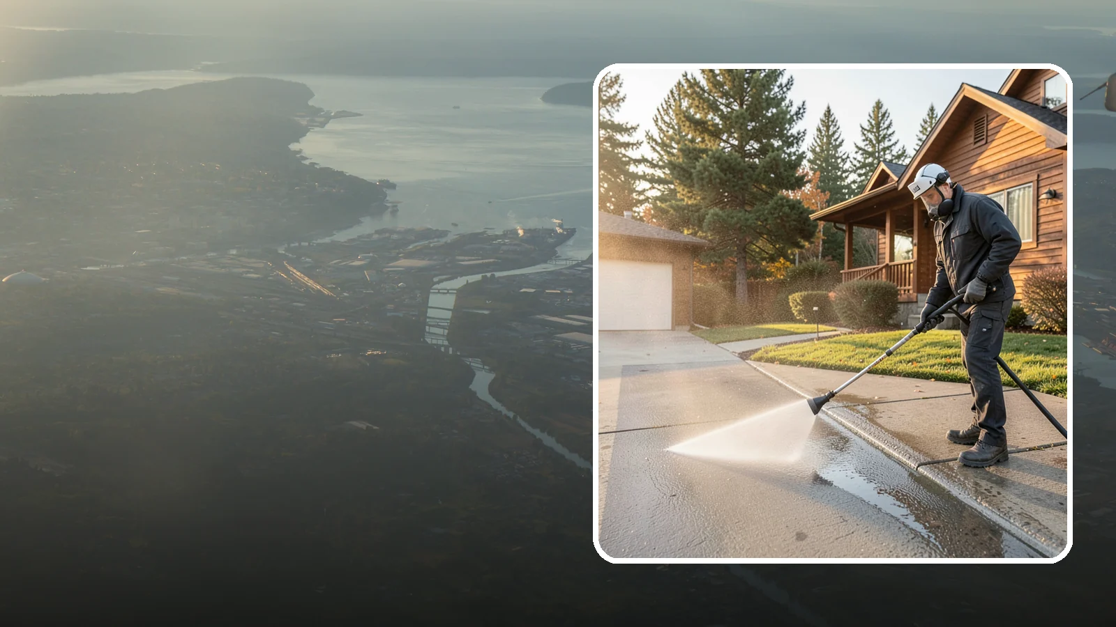 Concrete Restoration Cleaning in Fife, Pierce County, WA - Deep-restore severely neglected concrete with combined treatment, cleaning, and brightening for a dramatic recovery.