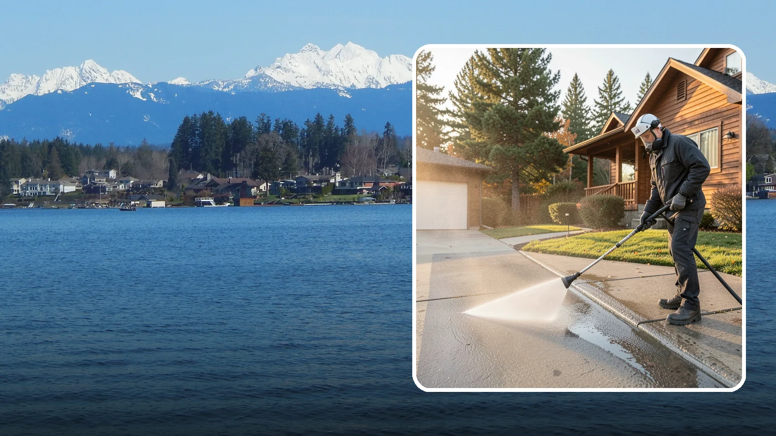 Concrete Restoration Cleaning in Lake Stevens, Snohomish County, WA - Deep-restore severely neglected concrete with combined treatment, cleaning, and brightening for a dramatic recovery.