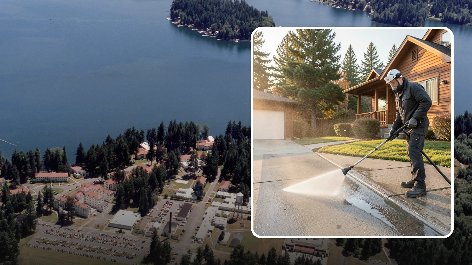 Concrete Restoration Cleaning in Lakewood, Pierce County, WA - Deep-restore severely neglected concrete with combined treatment, cleaning, and brightening for a dramatic recovery.