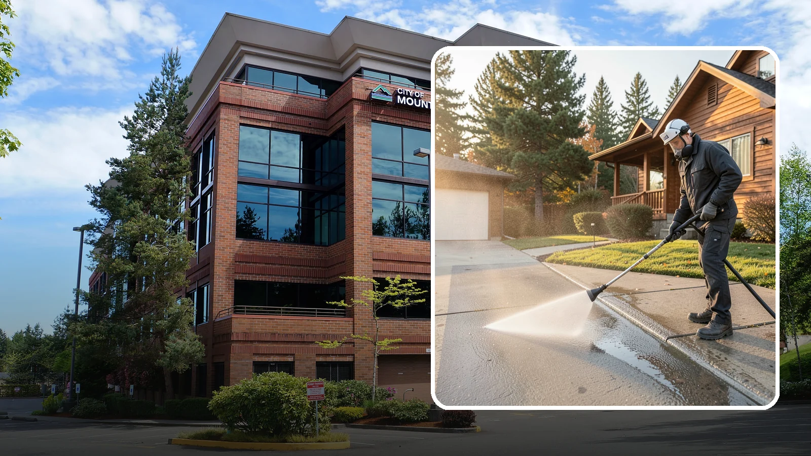Concrete Restoration Cleaning in Mountlake Terrace, Snohomish County, WA - Deep-restore severely neglected concrete with combined treatment, cleaning, and brightening for a dramatic recovery.