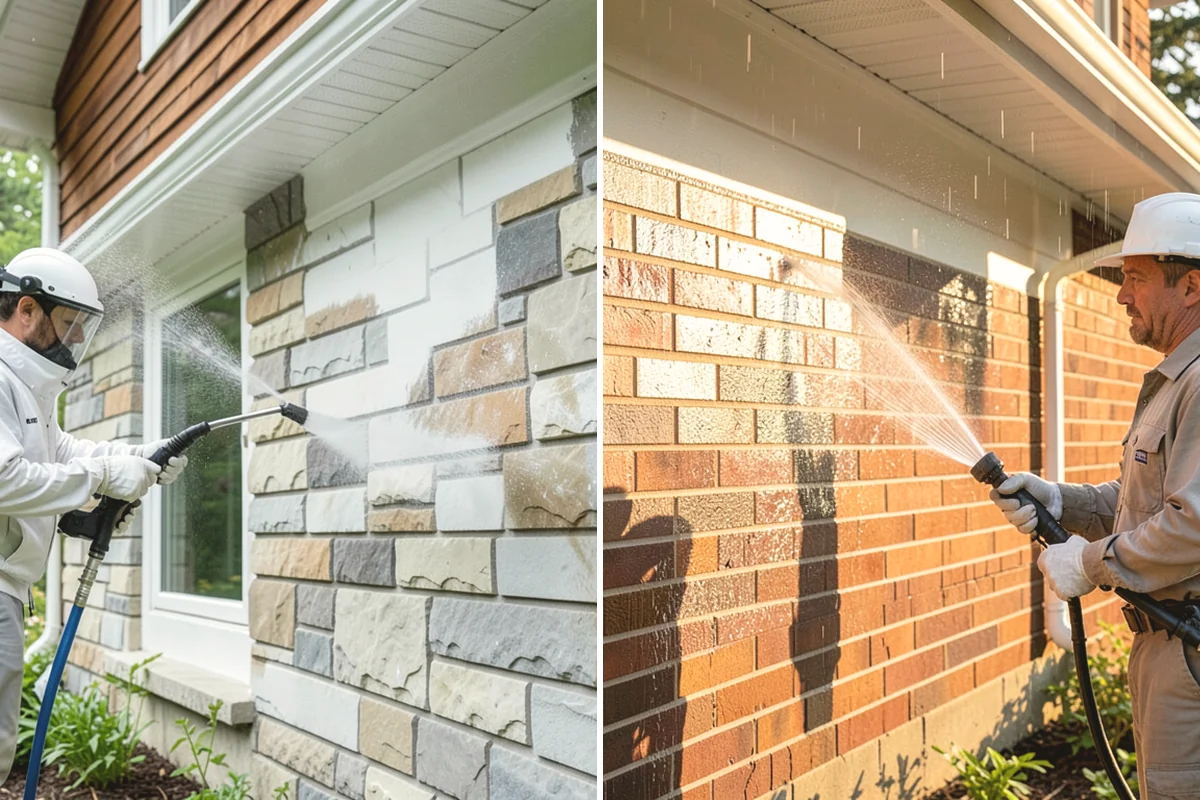 Concrete Restoration Cleaning in Mountlake Terrace, Snohomish County, WA - Evaluate the depth of growth and staining
