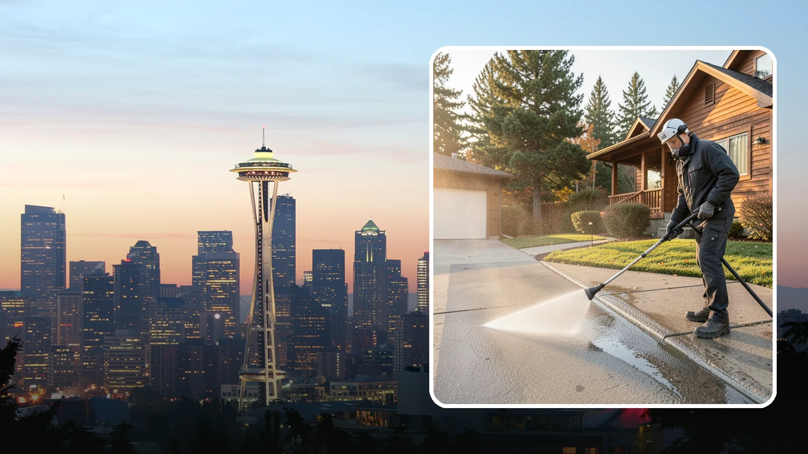 Concrete Restoration Cleaning in Seattle, King County, WA - Deep-restore severely neglected concrete with combined treatment, cleaning, and brightening for a dramatic recovery.
