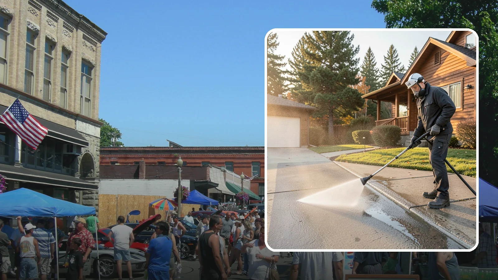 Concrete Restoration Cleaning in Snohomish, Snohomish County, WA - Deep-restore severely neglected concrete with combined treatment, cleaning, and brightening for a dramatic recovery.