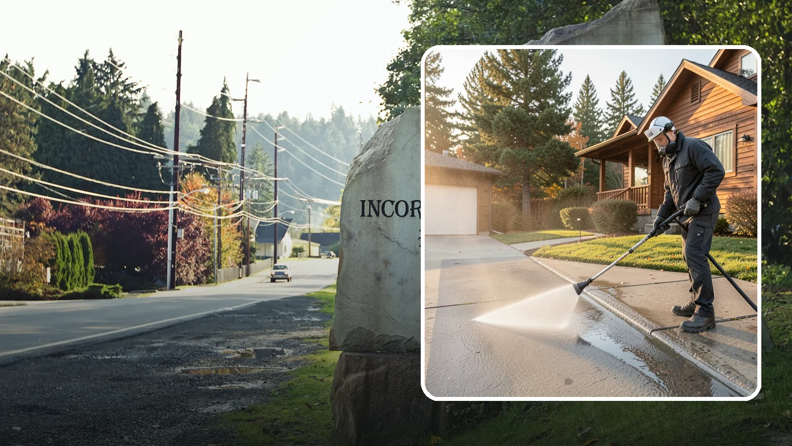 Concrete Restoration Cleaning in Wilkeson, Pierce County, WA - Deep-restore severely neglected concrete with combined treatment, cleaning, and brightening for a dramatic recovery.