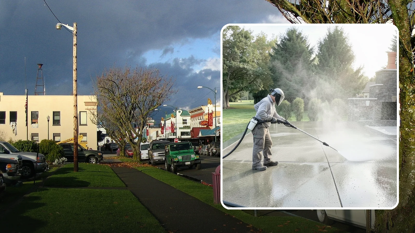 Concrete Sealing in Arlington, Snohomish County, WA - Penetrating and topical sealers applied to clean concrete flatwork to shield Washington driveways and patios from persistent...