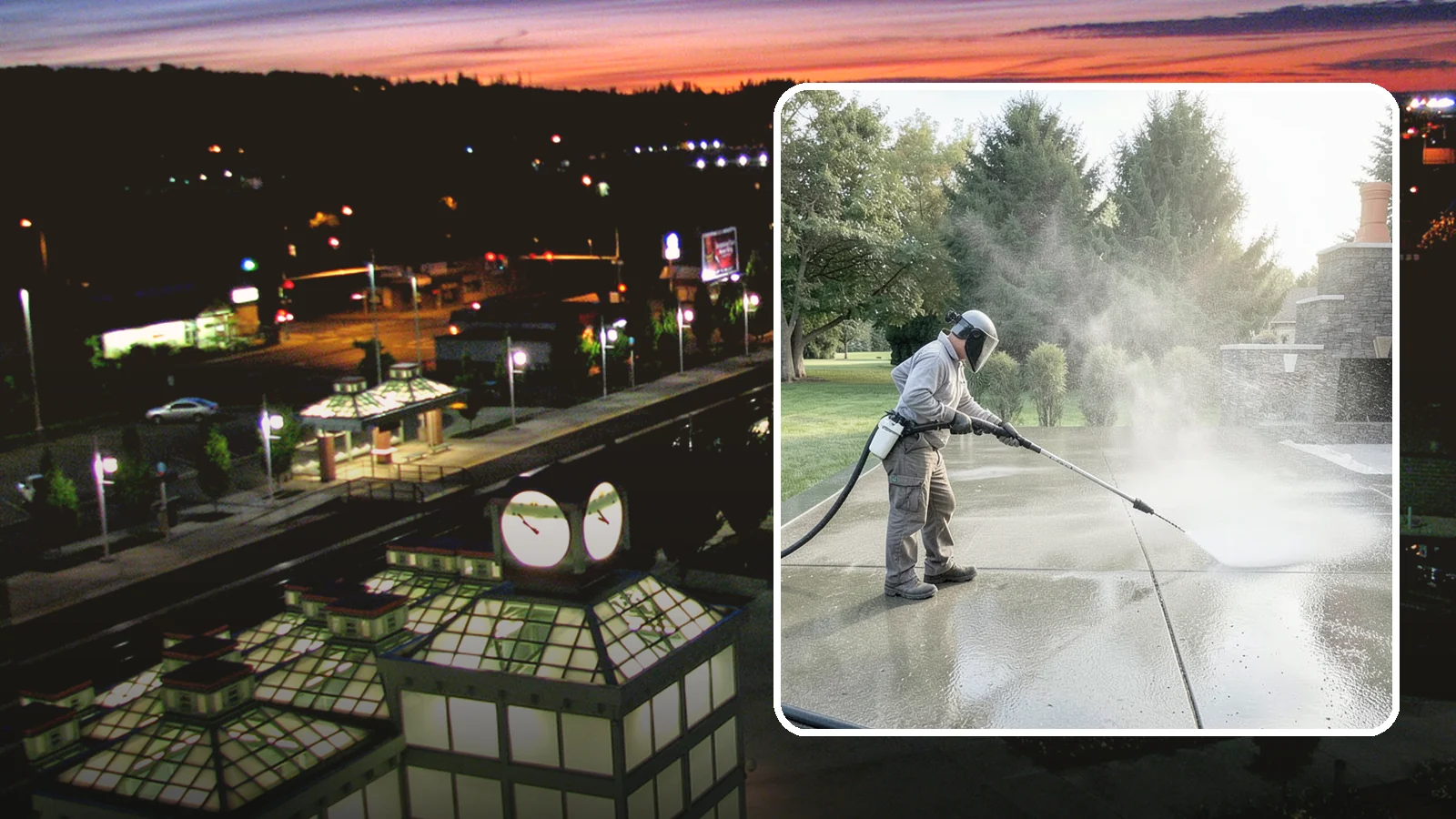 Concrete Sealing in Auburn, King County, WA - Penetrating and topical sealers applied to clean concrete flatwork to shield Washington driveways and patios from persistent...