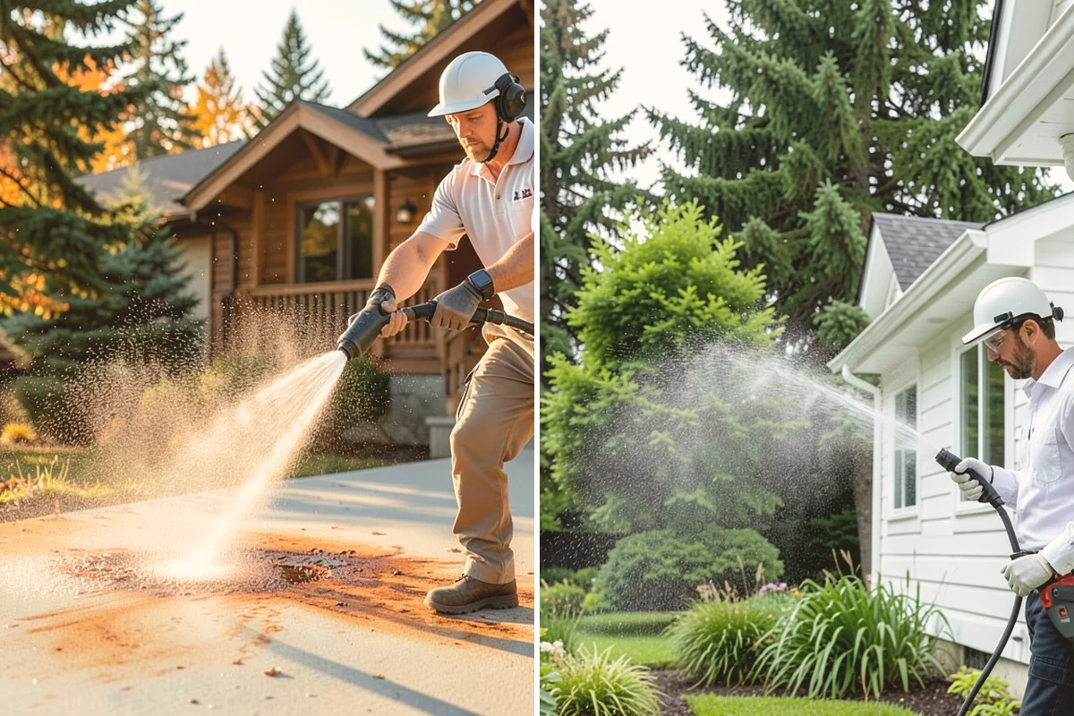 Concrete Sealing in Brier, Snohomish County, WA - Deep clean the concrete and remove any existing failing sealer or contaminants