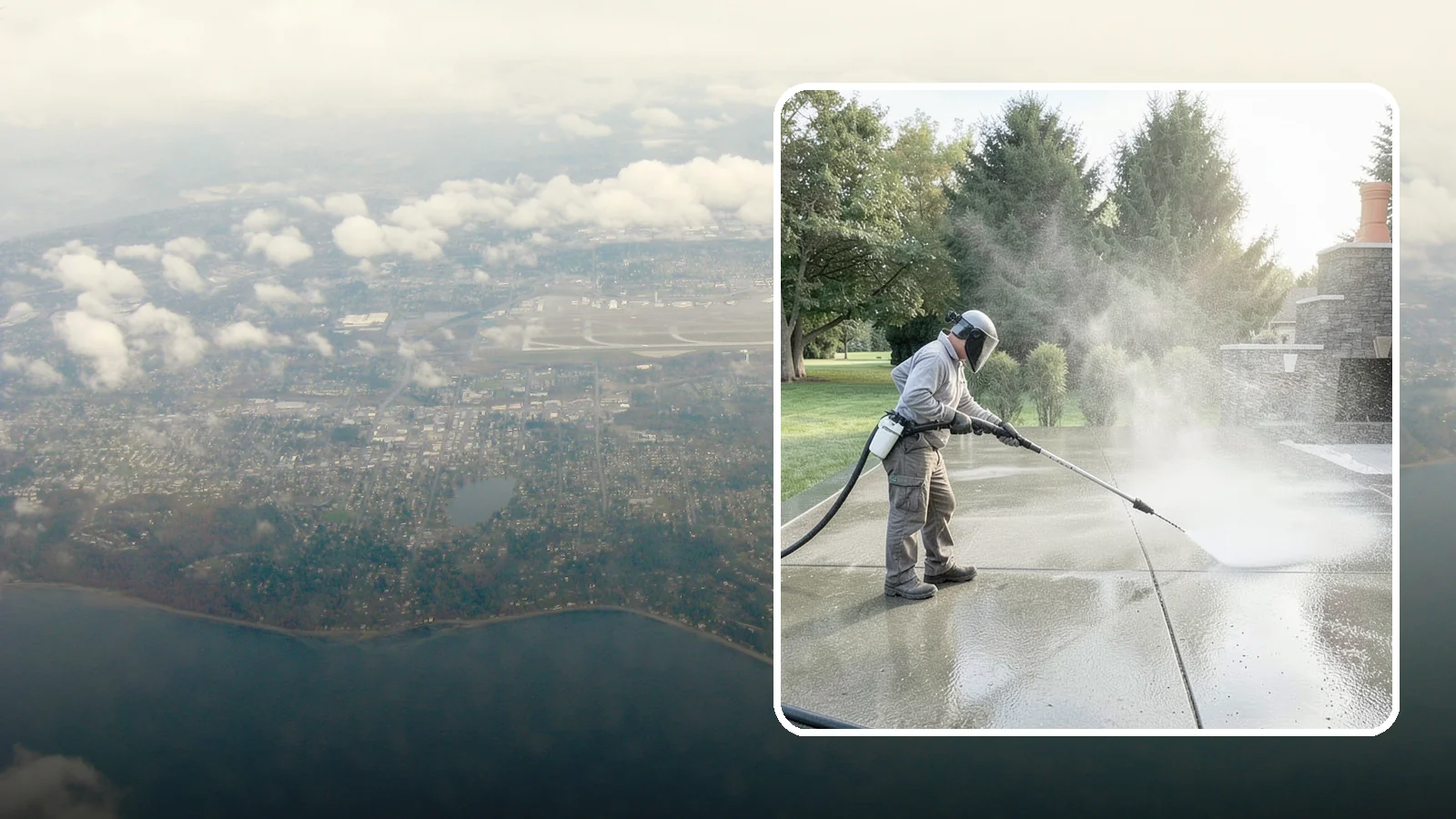 Concrete Sealing in Burien, King County, WA - Penetrating and topical sealers applied to clean concrete flatwork to shield Washington driveways and patios from persistent...