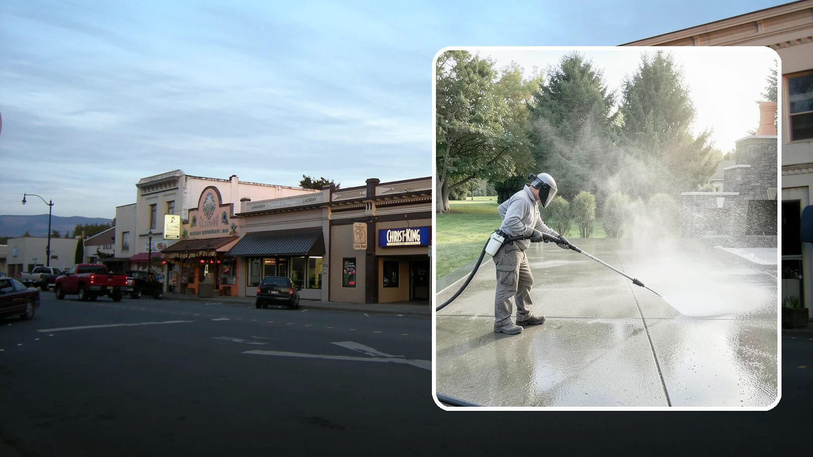 Concrete Sealing in Burlington, Skagit County, WA - Penetrating and topical sealers applied to clean concrete flatwork to shield Washington driveways and patios from persistent...