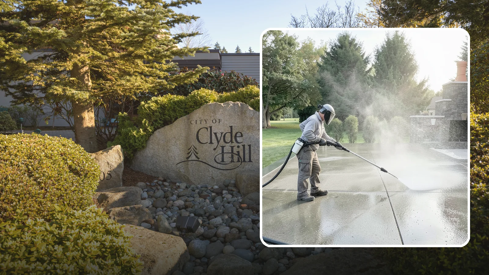 Concrete Sealing in Clyde Hill, King County, WA - Penetrating and topical sealers applied to clean concrete flatwork to shield Washington driveways and patios from persistent...