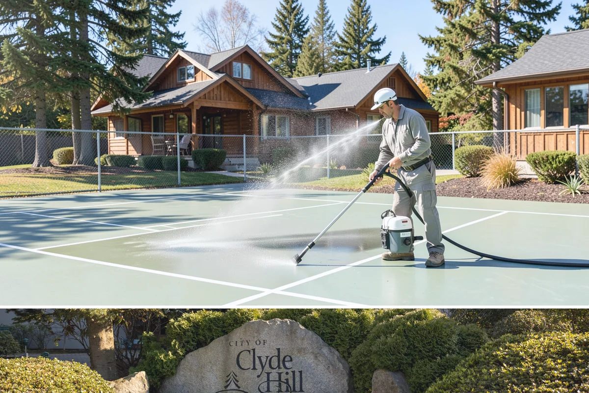Concrete Sealing in Clyde Hill, King County, WA - Plan concrete sealing for a warm, rain-free window from late June through September when the slab can fully dry and cure.