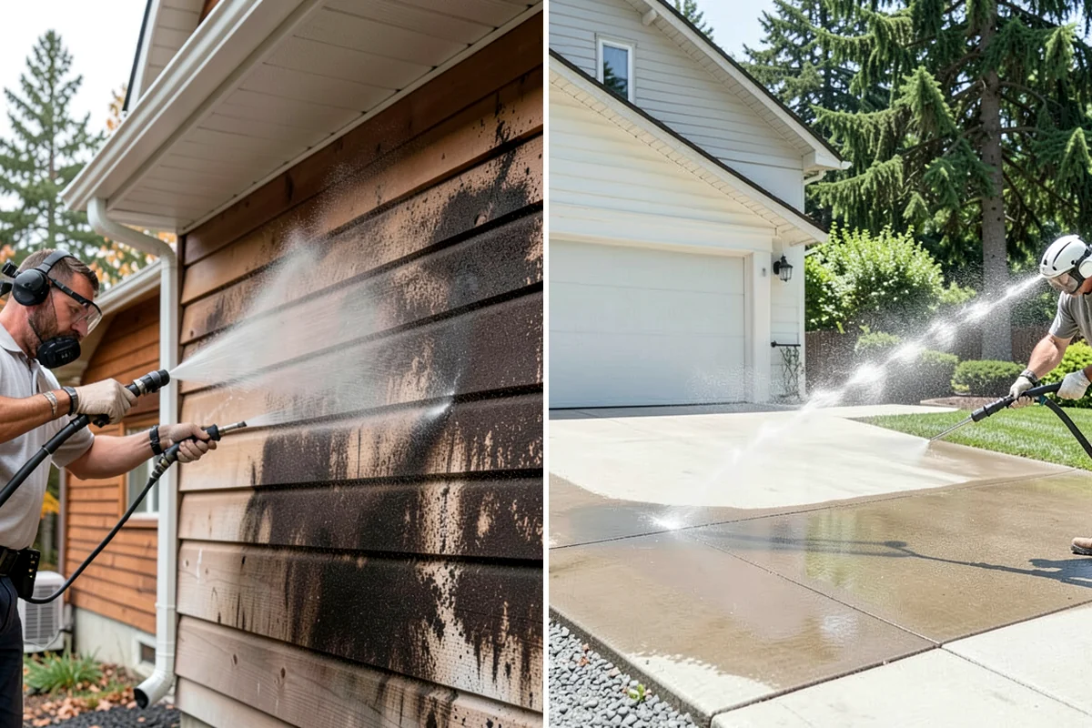 Concrete Sealing in Concrete, Skagit County, WA - Deep clean the concrete and remove any existing failing sealer or contaminants