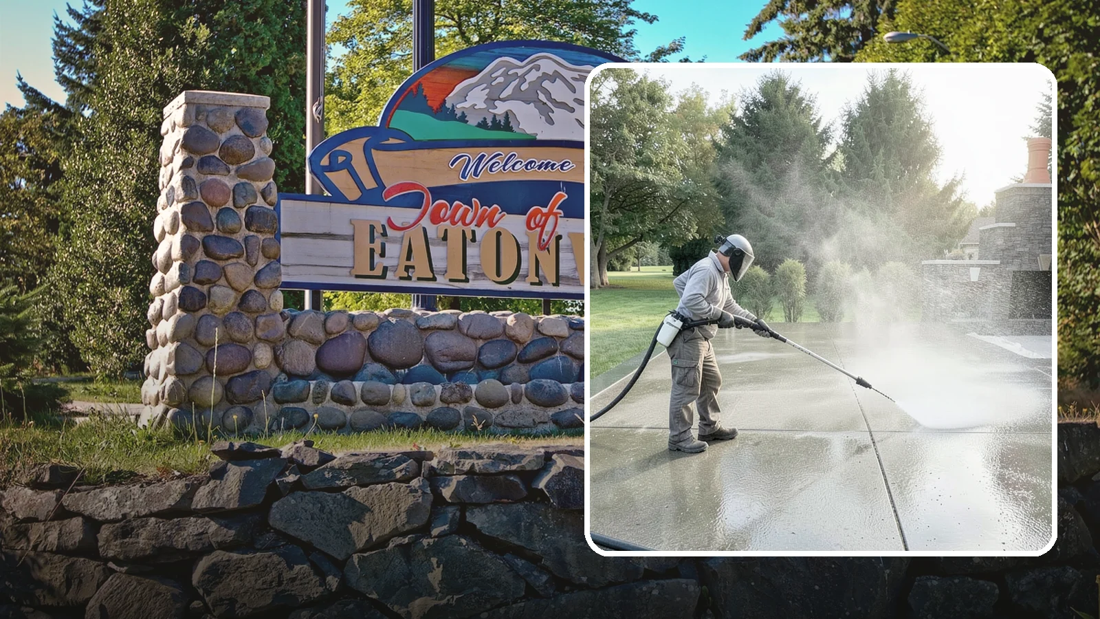 Concrete Sealing in Eatonville, Pierce County, WA - Penetrating and topical sealers applied to clean concrete flatwork to shield Washington driveways and patios from persistent...