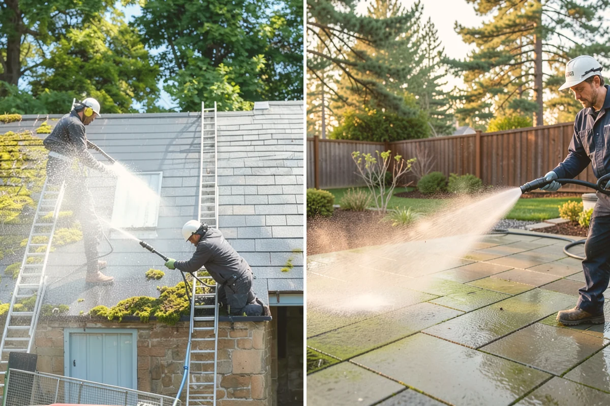 Concrete Sealing in Eatonville, Pierce County, WA - Deep clean the concrete and remove any existing failing sealer or contaminants