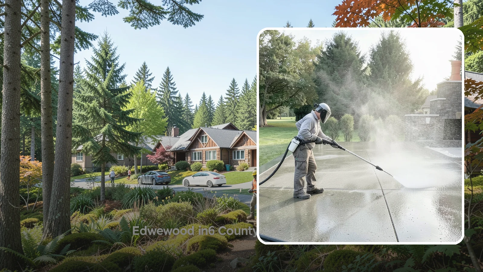 Concrete Sealing in Edgewood, Pierce County, WA - Penetrating and topical sealers applied to clean concrete flatwork to shield Washington driveways and patios from persistent...