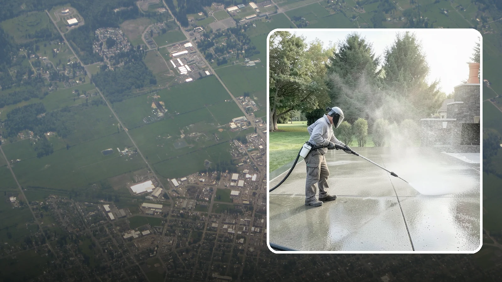 Concrete Sealing in Enumclaw, King County, WA - Penetrating and topical sealers applied to clean concrete flatwork to shield Washington driveways and patios from persistent...