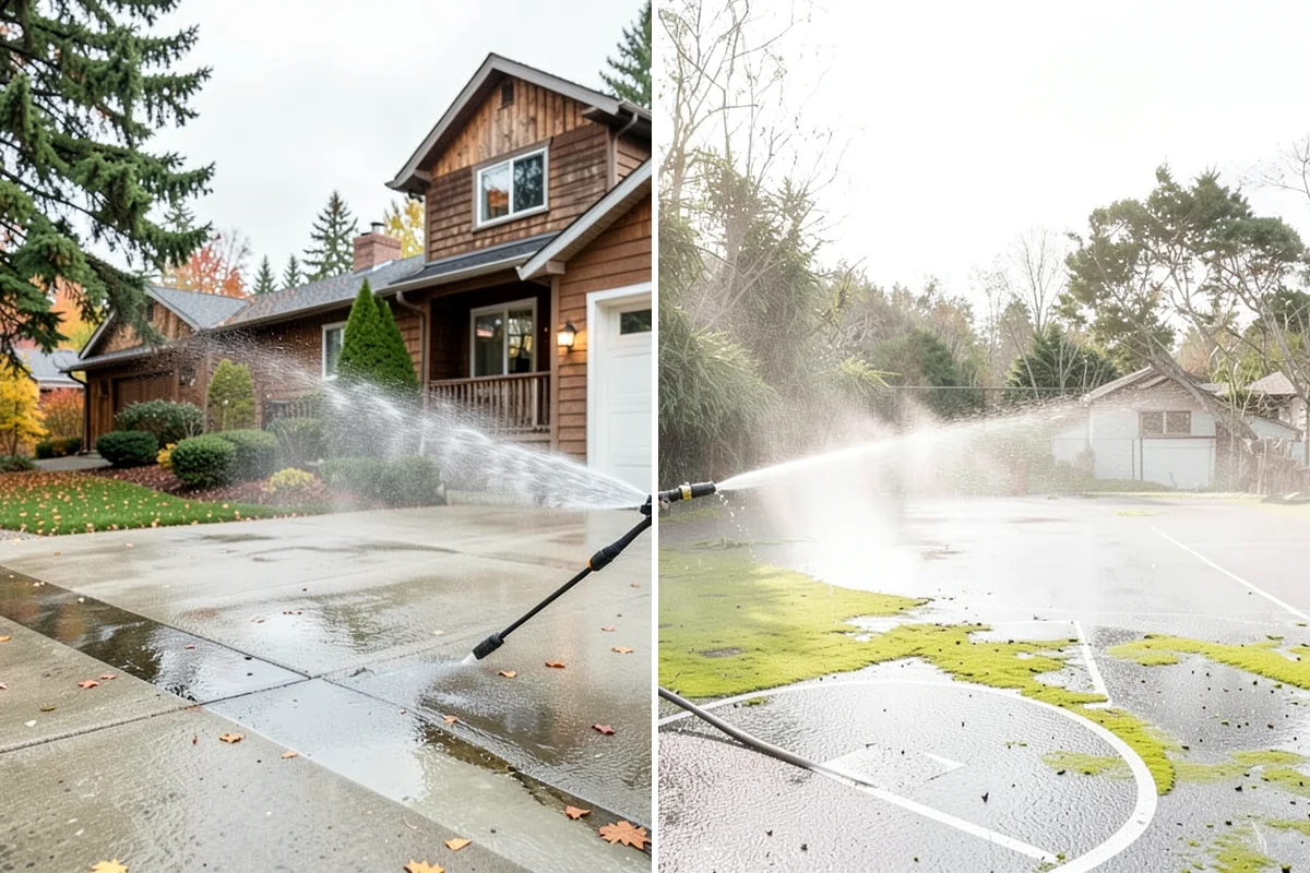 Concrete Sealing in Federal Way, King County, WA - Deep clean the concrete and remove any existing failing sealer or contaminants