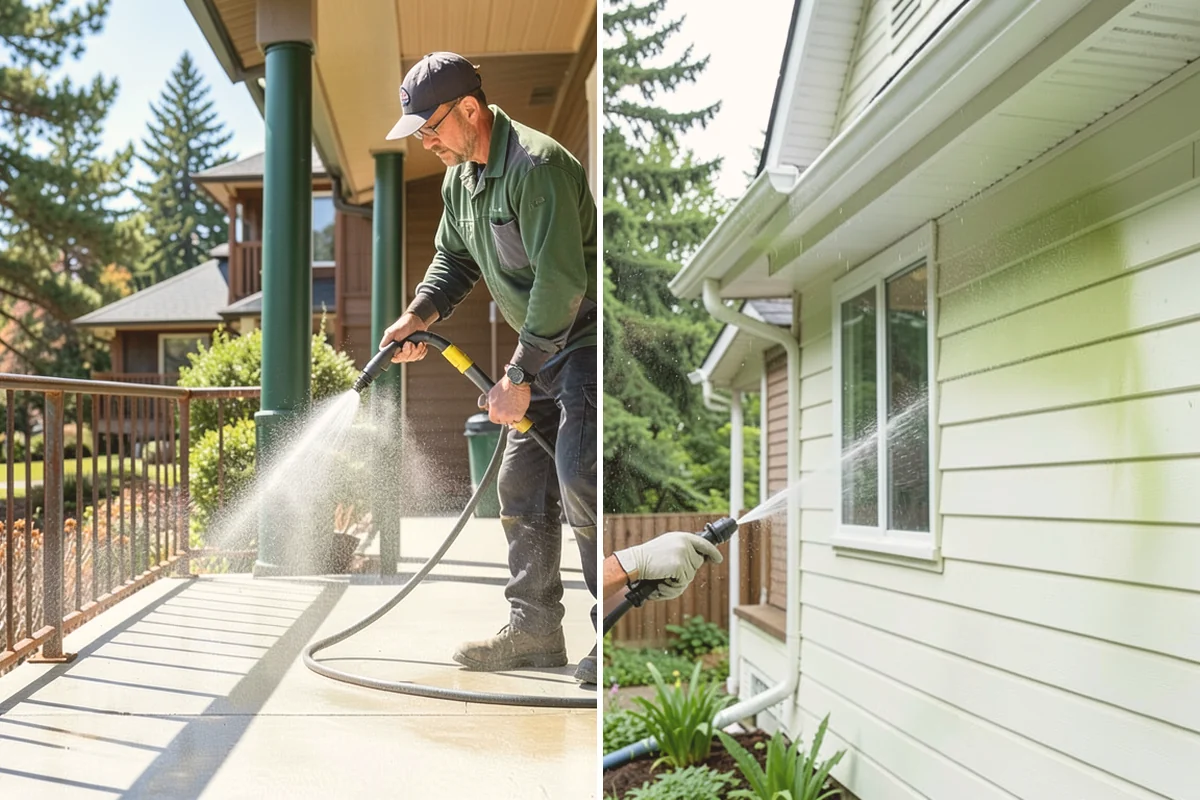 Concrete Sealing in Fife, Pierce County, WA - Deep clean the concrete and remove any existing failing sealer or contaminants