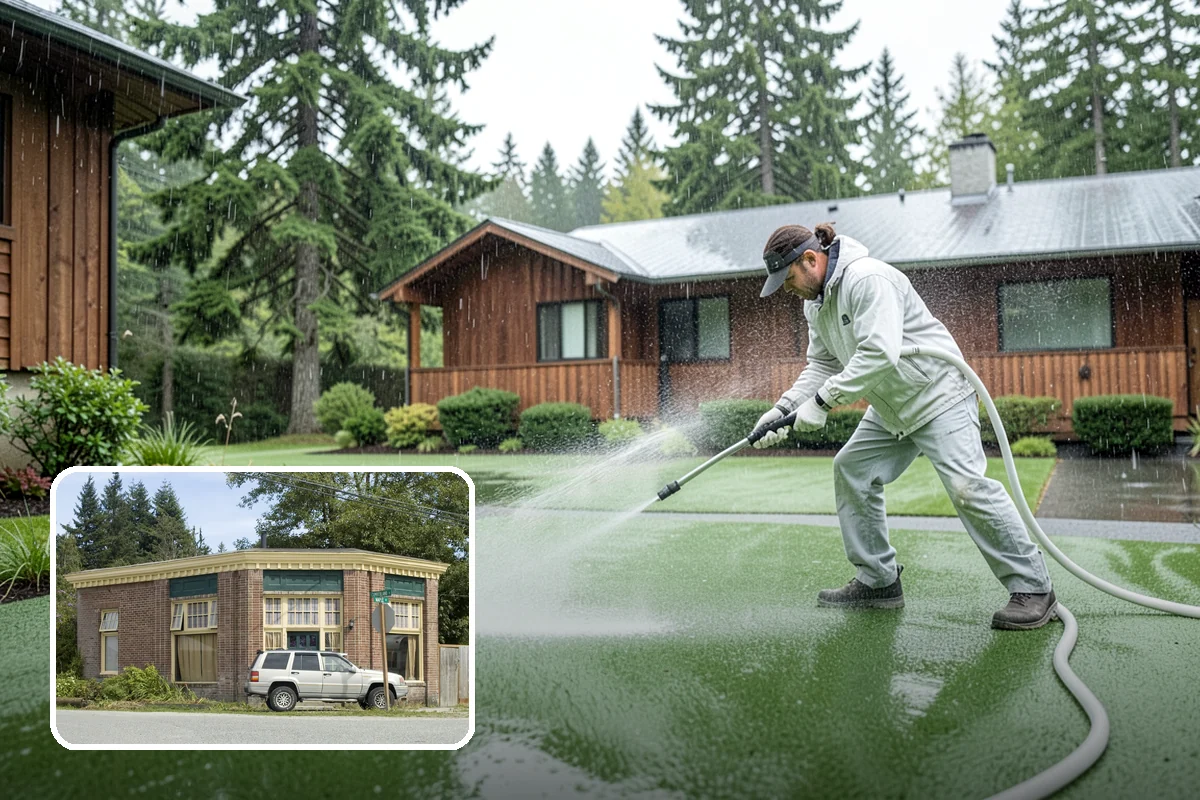 Concrete Sealing in Hamilton, Skagit County, WA - Blocks rain and groundwater from wicking into porous concrete