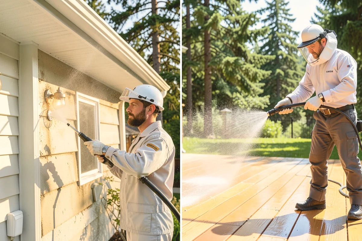 Concrete Sealing in Kirkland, King County, WA - Deep clean the concrete and remove any existing failing sealer or contaminants