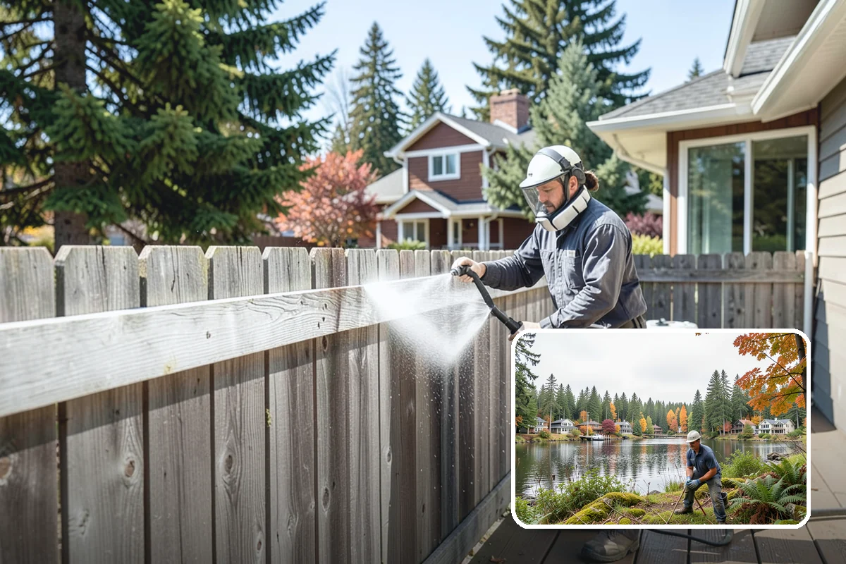 Concrete Sealing in La Conner, Skagit County, WA - Blocks rain and groundwater from wicking into porous concrete