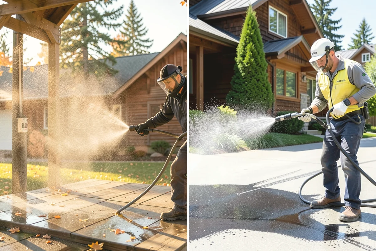 Concrete Sealing in Lake Stevens, Snohomish County, WA - Deep clean the concrete and remove any existing failing sealer or contaminants