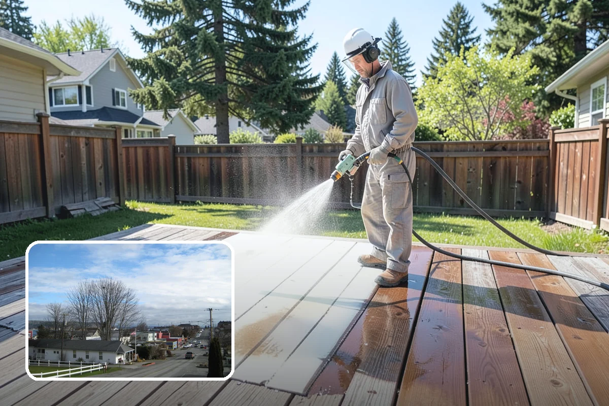 Concrete Sealing in Langley, Island County, WA - Blocks rain and groundwater from wicking into porous concrete