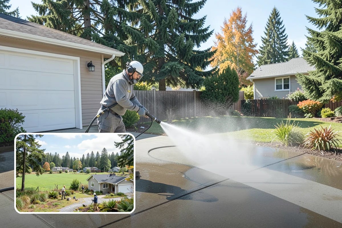 Concrete Sealing in Lyman, Skagit County, WA - Blocks rain and groundwater from wicking into porous concrete