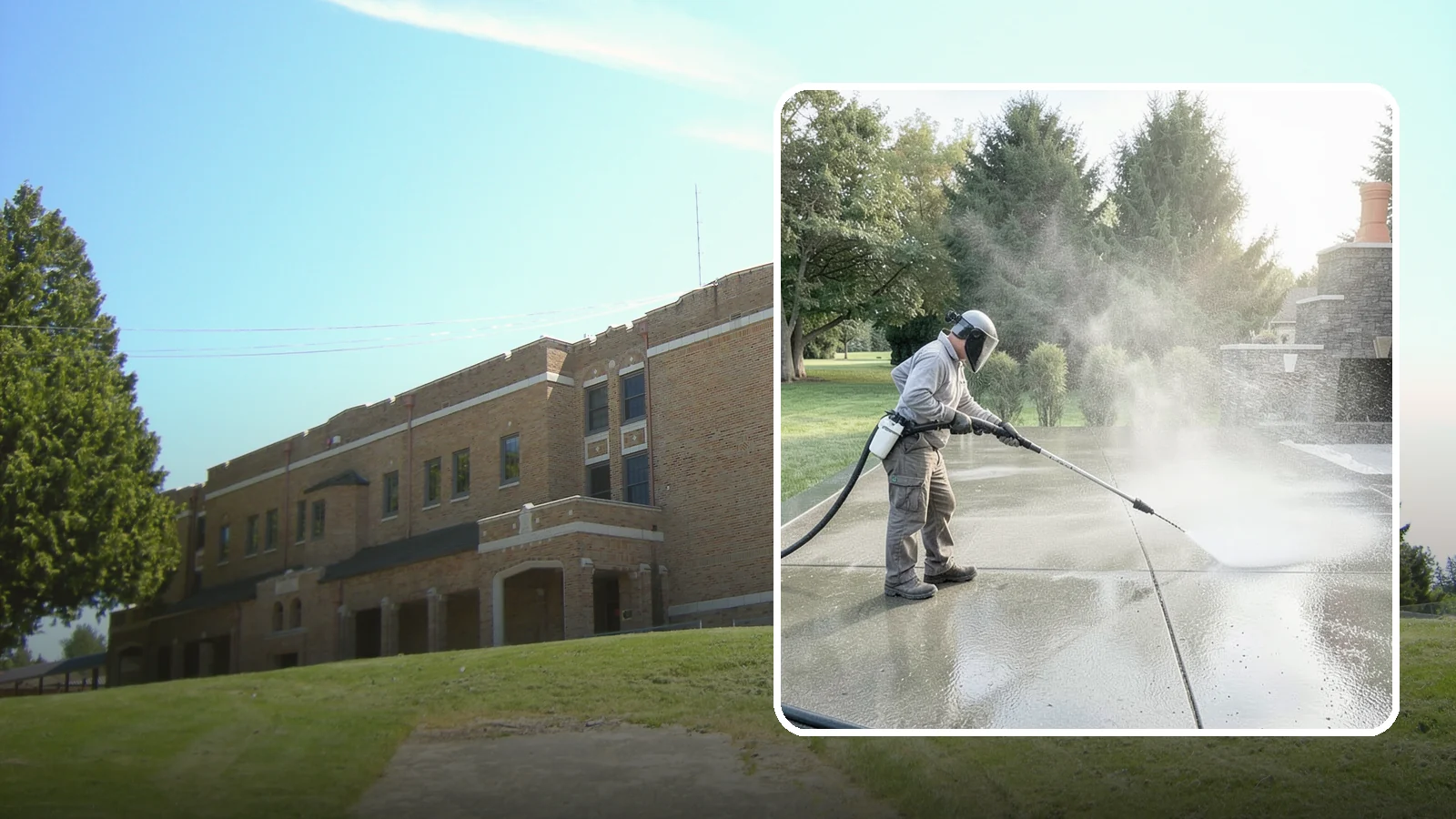 Concrete Sealing in Maple Valley, King County, WA - Penetrating and topical sealers applied to clean concrete flatwork to shield Washington driveways and patios from persistent...