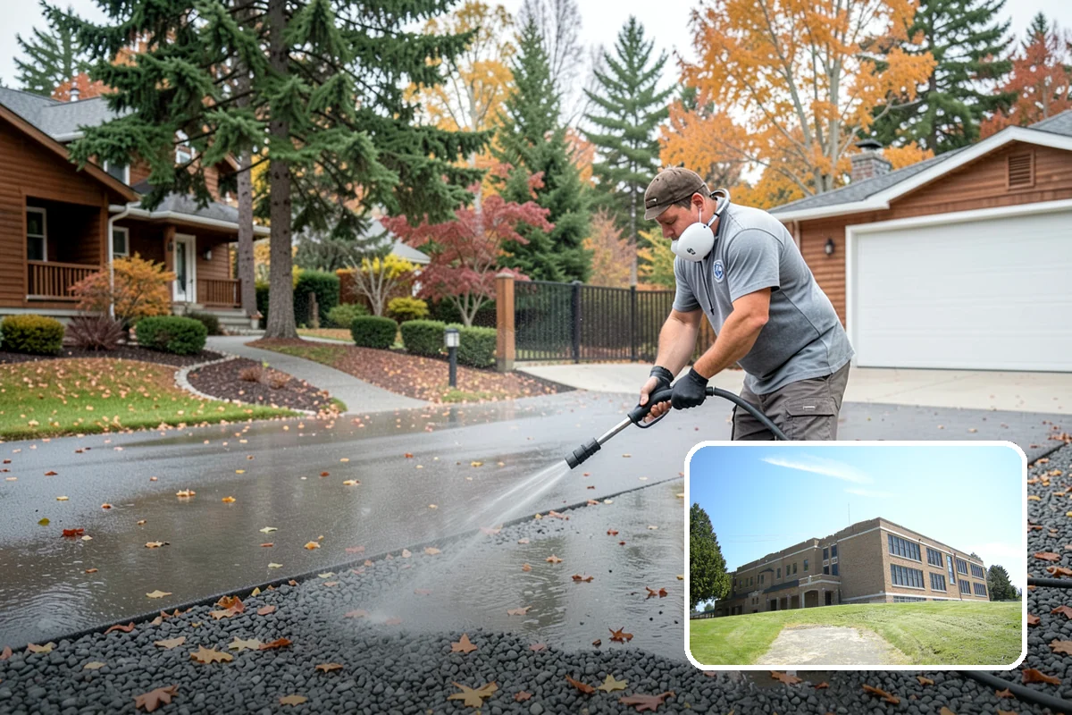 Concrete Sealing in Maple Valley, King County, WA - Blocks rain and groundwater from wicking into porous concrete